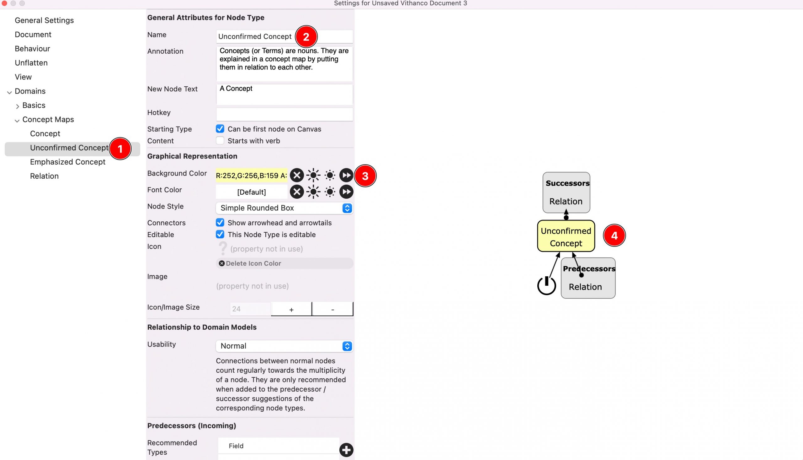 The new Unconfirmed Node Type